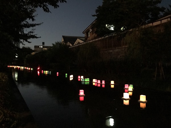 伏見万灯流し 大倉記念館前③