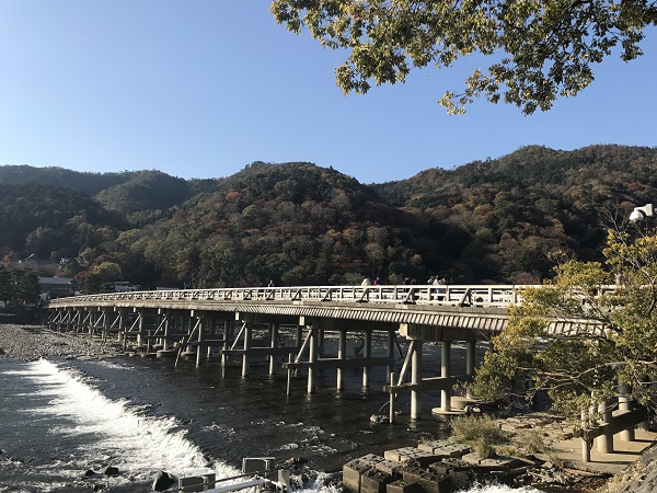 渡月橋 紅葉 2018