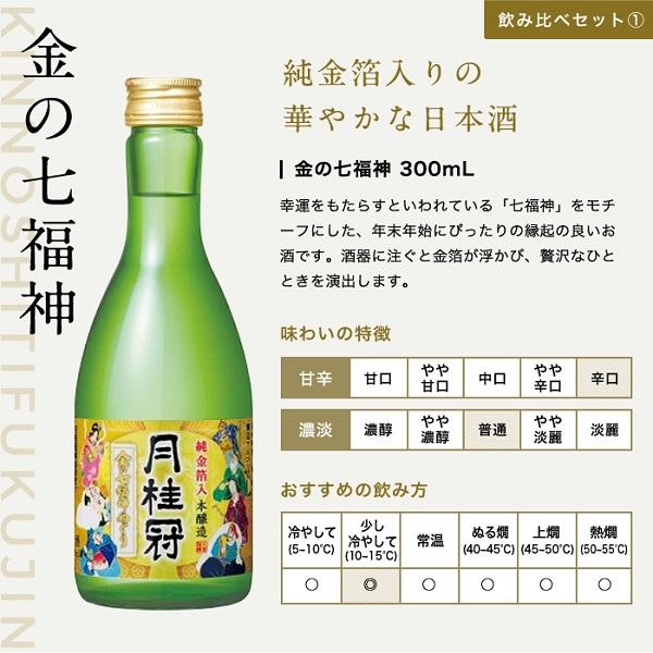 お歳暮限定 日本酒 飲み比べセット3