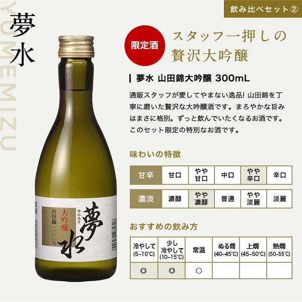 お歳暮限定 日本酒 飲み比べセット4