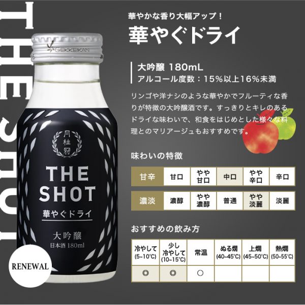 月桂冠 THE SHOT 新ドライ